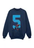 Ada & Ted Marvel Spider-Man 5 Birthday Boys Navy Blue Graphic Sweatshirt (5-8 Years) - 5-6 Yrs Image 1