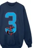 Ada & Ted Marvel Spider-Man 3 Birthday Boys Navy Blue Graphic Sweatshirt (3-6 Years) - 3-4 Yrs Image 2