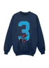 Ada & Ted Marvel Spider-Man 3 Birthday Boys Navy Blue Graphic Sweatshirt (3-6 Years) - 3-4 Yrs Image 1
