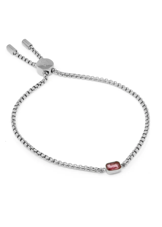 Say It With Silver Children's October Opal Birthstone Bracelet