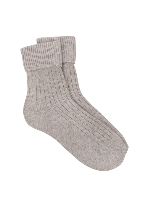 Totes Toasties Mink Ladies Cashmere Blend Socks - One Size Image 1