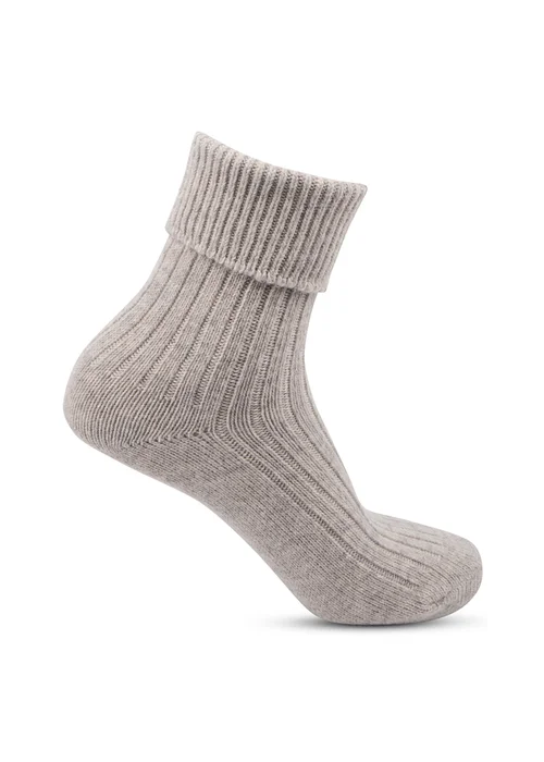Totes Toasties Mink Ladies Cashmere Blend Socks - One Size Image 4