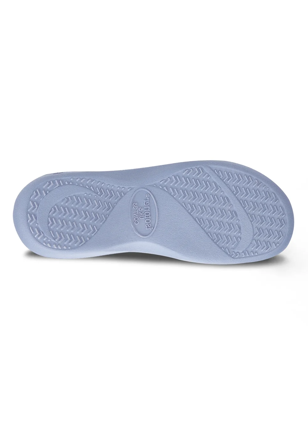 Totes Isotoner Blue Star Popcorn Terry Mule Slippers - Size 8 Image 6