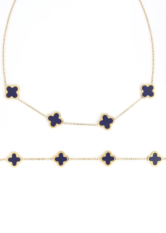 Say It With Gold Blue Clover Gift Set