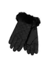 Totes Isotoner Black SmarTouch Water Repellent Padded Gloves - Large/Extra Large Image 1