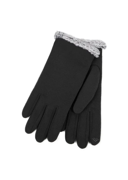 Totes Isotoner Black Thermal SmarTouch Glove - One Size Image 1