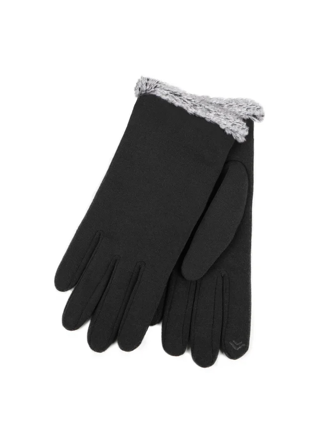 Totes Isotoner Black Thermal SmarTouch Glove