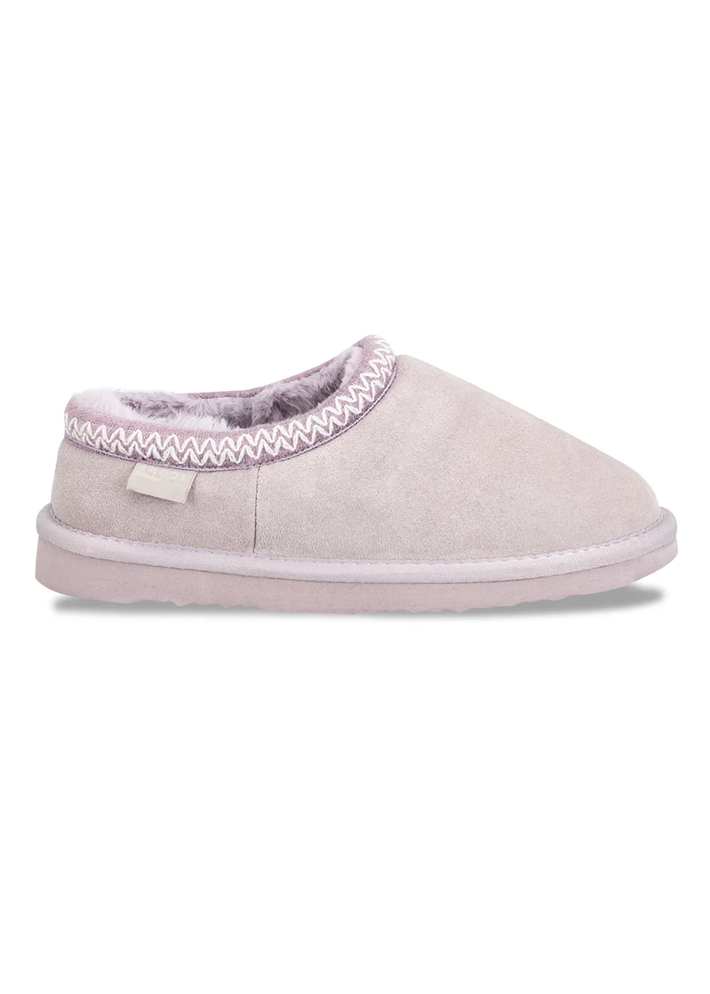 Totes Lilac Microsuede Shoot Slippers - 4-5 Image 4