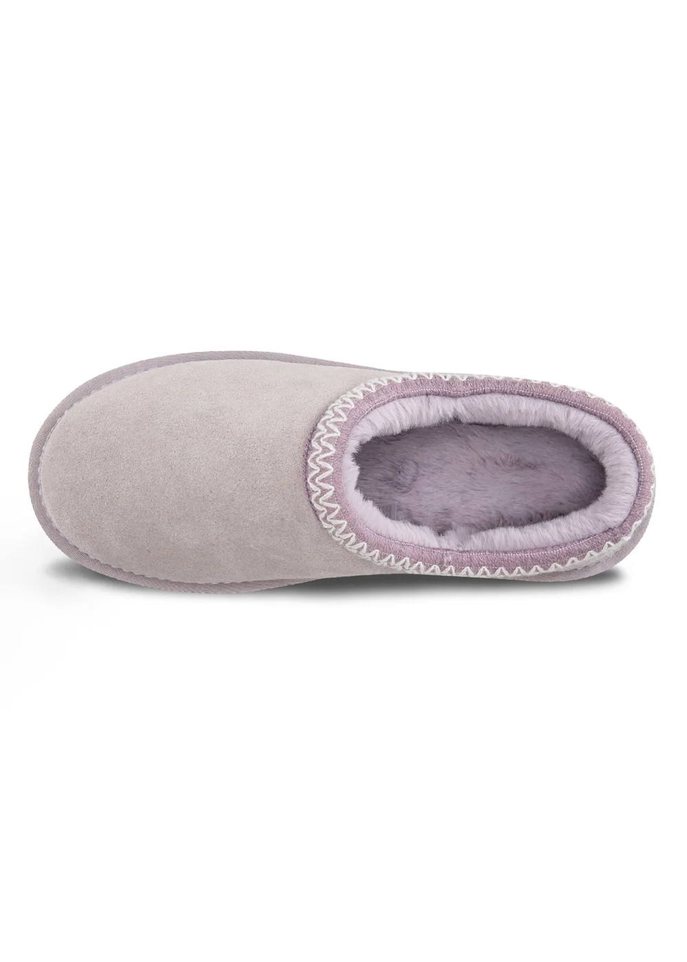 Totes Lilac Microsuede Shoot Slippers - 4-5 Image 5