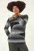 Roman Black Colour Block Knit Jumper - Size 18 Image 2