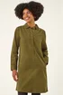 Roman Olive Corduroy Tunic Shirt Dress - 20 Image 1