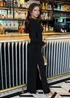 AX Paris Black Long Sleeve O-Ring Detail Bodycon Midi Dress - 10 Image 4