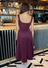 AX Paris Plum Square Neck A-line Midi Dress - 8 Image 5