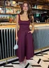AX Paris Plum Square Neck A-line Midi Dress - 8 Image 3