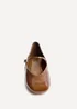 Linzi Hush Caramel Faux Leather Mary Jane Style Flats - Size 4 Image 4