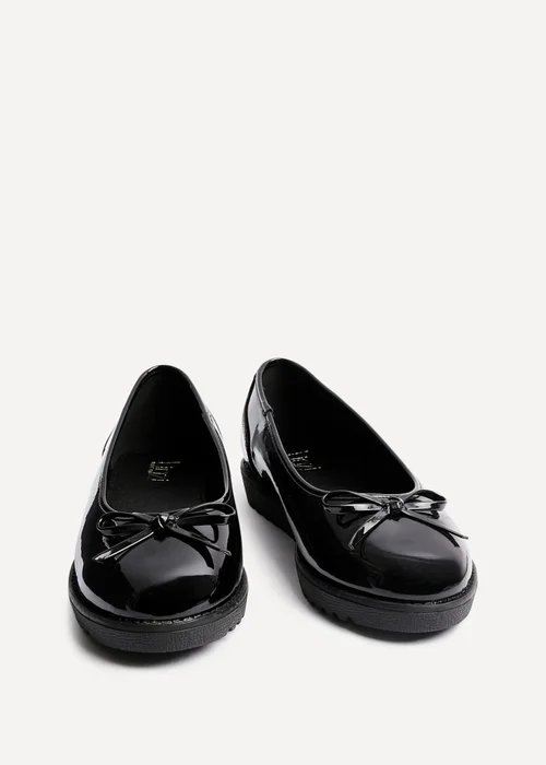 Linzi Wendi Wide Fit Black Patent Pump - Size 6 Image 3