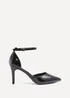 Linzi Thea Black Faux Leather Classic Stiletto Court Heel - Size 5 Image 2