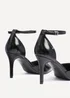 Linzi Thea Black Faux Leather Classic Stiletto Court Heel - Size 5 Image 5