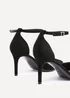 Linzi Thea Black Faux Suede Classic Stiletto Court Heel - Size 5 Image 4