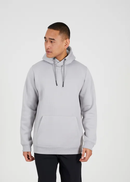 Brave Soul Grey Hoodie With Kangaroo Pocket - XXL Image 1
