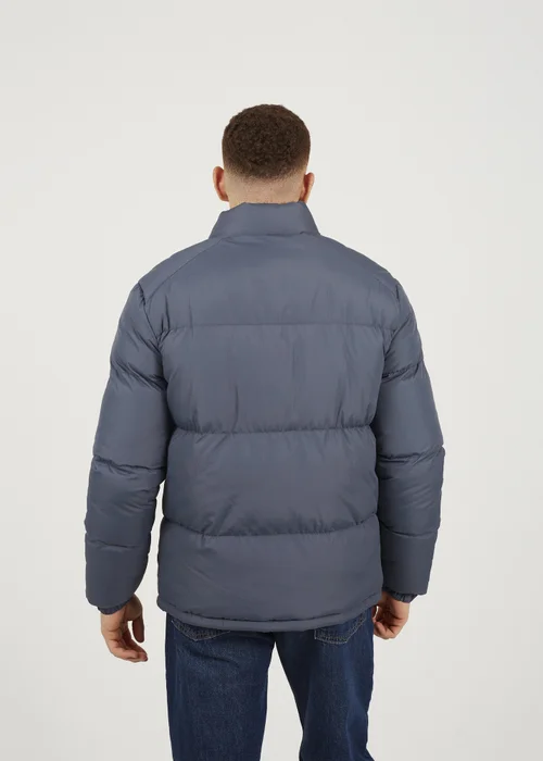 Brave Soul Blue Funnel Neck Padded Jacket - XL Image 2