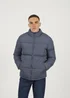 Brave Soul Blue Funnel Neck Padded Jacket - XL Image 1