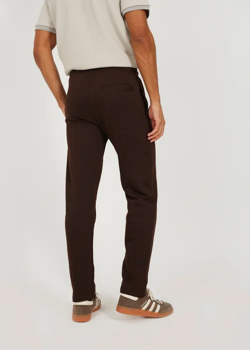 Brave Soul Chocolate Straight Leg Open Hem Joggers - XL Image 2