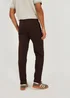 Brave Soul Chocolate Straight Leg Open Hem Joggers - XL Image 2