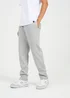 Brave Soul Grey Straight Leg Open Hem Joggers - L Image 1
