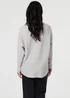 Izabel London Grey Floral Embellished Batwing Sleeve Jumper - S/M Image 2