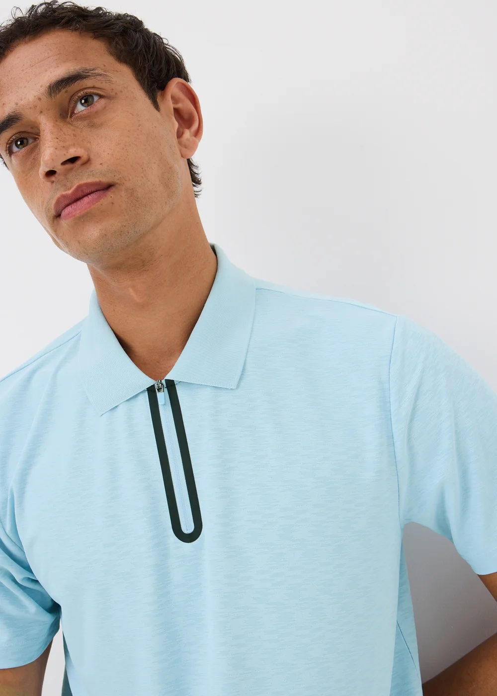 Souluxe Light Blue Golf Polo Shirt - S Image 3