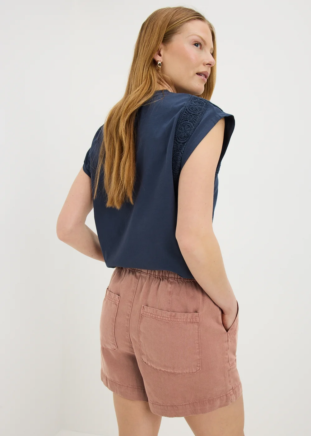 Terracotta Comfort Utility Shorts - Size 8 Image 2