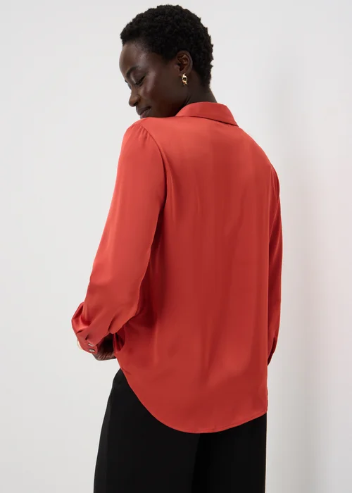 Et Vous Red Satin Shirt - 18 Image 1