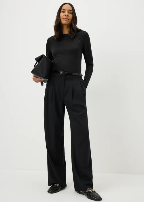 Black Soft Long Sleeve T-Shirt - Size 8 Image 2