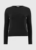 Black Soft Long Sleeve T-Shirt - Size 8 Image 4