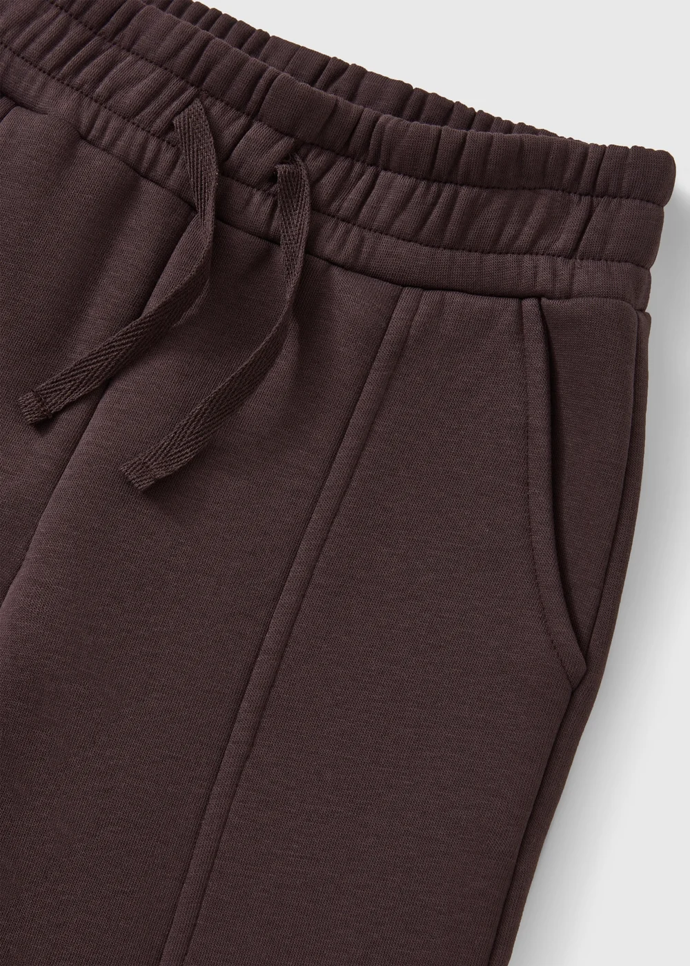 Girls Brown Wide Leg Jogging Bottoms (7-15yrs) - Age 10 Years Image 2