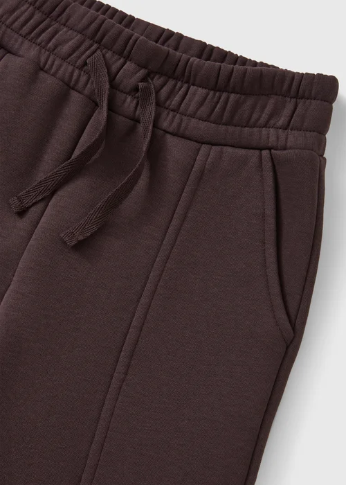 Girls Brown Wide Leg Jogging Bottoms (7-15yrs) - Age 10 Years Image 2