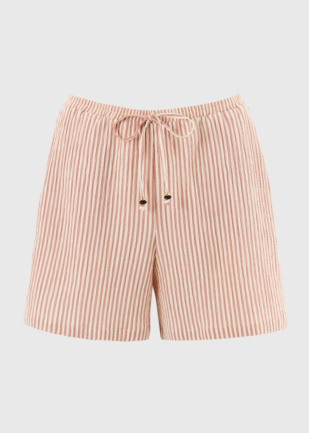 Red Stripe Seersucker Shorts - 12 Image 3