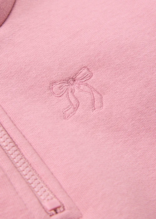 Girls Pink Funnel Neck Sweatshirt & Jogging Bottoms (1-7yrs) - 1 to 1 half years Image 2