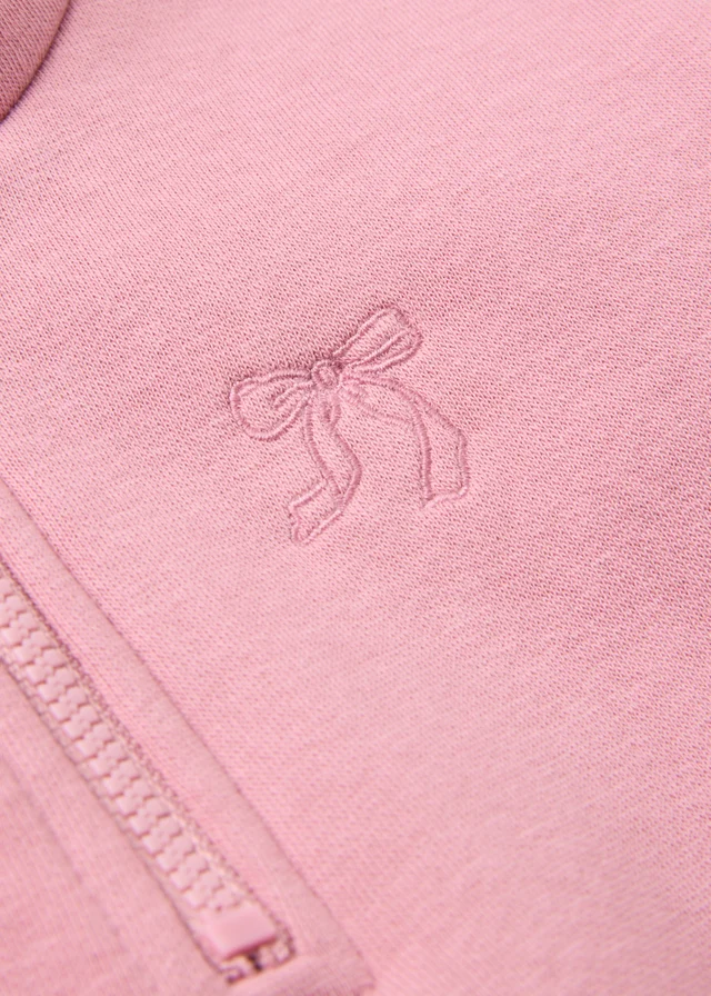 Girls Pink Funnel Neck Sweatshirt & Jogging Bottoms (1-7yrs)