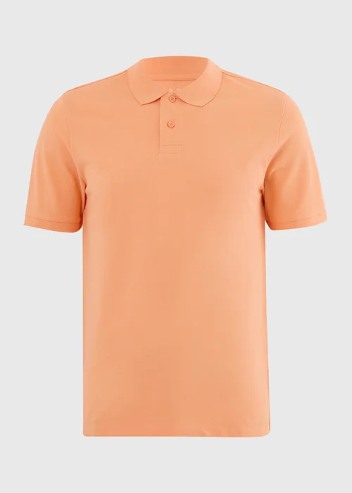 Peach Essential Polo Shirt - XS Image 4