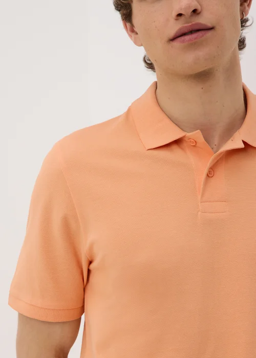 Peach Essential Polo Shirt - XS Image 3