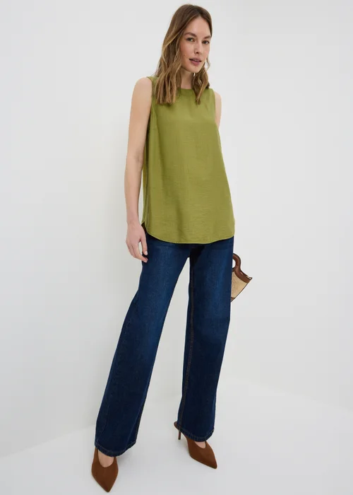 Khaki Vest Top - 10 Image 1