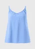 Blue Ruched Cami Top - 8 Image 4