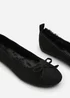 Wheres That From Cassia Black Suede Faux Fur Fluffy Slippers - Size 7 Image 4