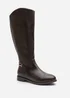 Where's That From Monroe Dark Brown Knee High Boots - Size 8 Image 3