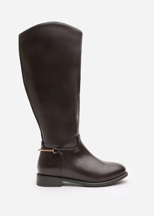 Where's That From Monroe Dark Brown Knee High Boots - 3 Image 1