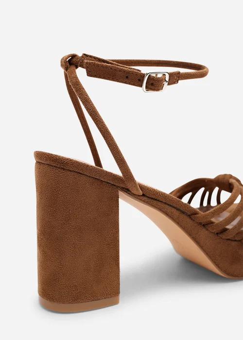 Wheres That From Bronte Cognac Suede Platform Sandals - Size 3 Image 4