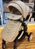 Clair de Lune Snug Footmuff Beige - One Size Image 2