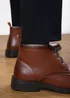 Where's That From Blake Tan Lace Up Ankle Boots - Size 8 Image 6